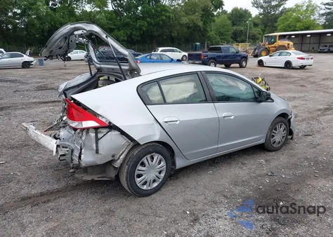 2010 Honda Insight Lx z USA, uszkodzony, nr VIN JHMZE2H56AS040026